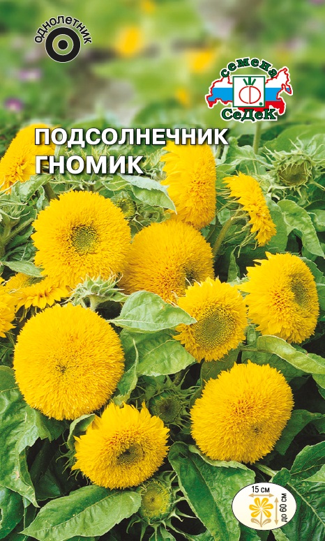 Семена цветов - Подсолнечник Гномик  0,4 гр.
