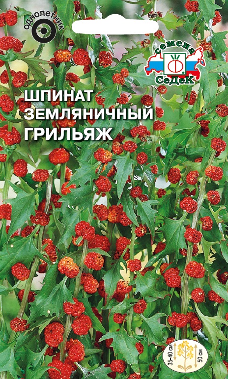 Семена цветов - Шпинат Грильяж 0,1 г - 2 пакета